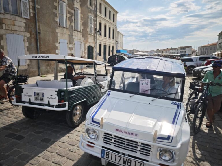 Lire la suite à propos de l’article Week-end en Méhari sur l’Île de Ré : Vivez une escapade rétro inoubliable